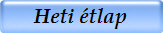 Heti tlap